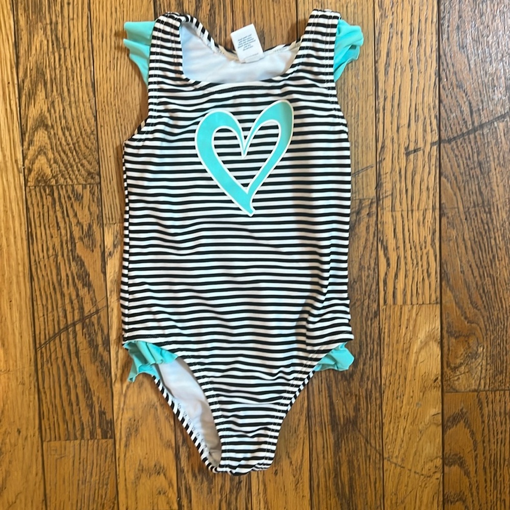Okie Dokie girls size 4t one piece swimsuit